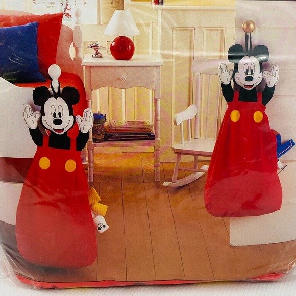 Disney Mickey Mouse Happy‎ Hamper Bag Kids Storage Laundry Decoration Franco - Picture 6 of 6